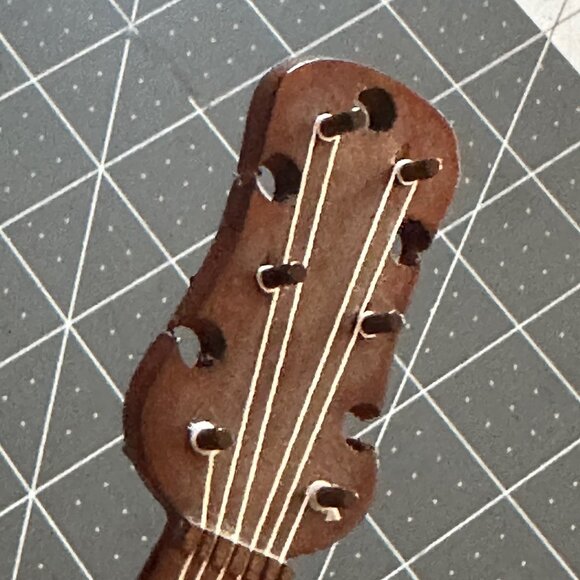 REUGE Classical Music Box Lute Wood Inlayed  rare collectable - Picture 7 of 11